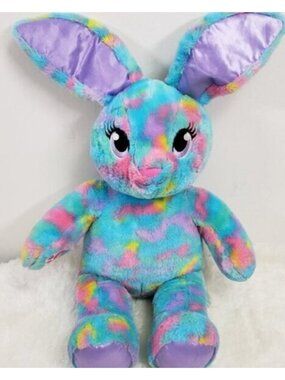 Build A Bear Color Burst Bunny Rabbit 21"  Bunny Stuffed Animal